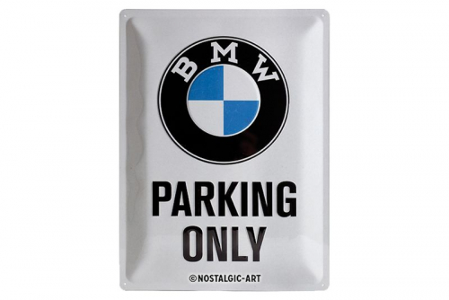 Blechschild BMW Parking Groß 1